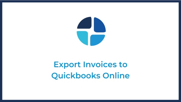 export invoice Quickbooks online