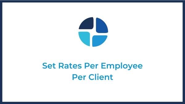set employee rates