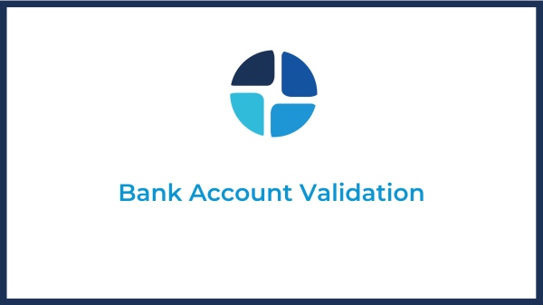 bank account validation