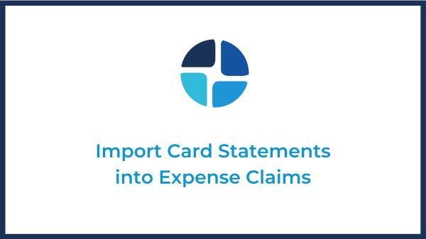 card statements and expense claims